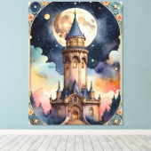 ザタワー – タロットインスパイアズ絵画ズ キャンバスプリント (インサイチュ (ウッドフロア))