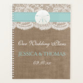 ザターコイズサンドドルビーチ結婚式コレクション プランナー手帳 (正面)