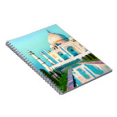 ザタージマハルが明け方の空の下 ノートブック (右側)