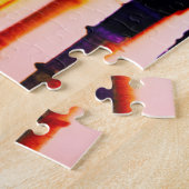 ザタージマハルと夕焼けの空 ジグソーパズル (側面)