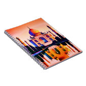 ザタージマハルと夕焼けの空 ノートブック (右側)