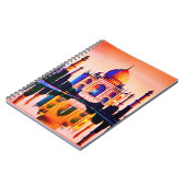 ザタージマハルと夕焼けの空 ノートブック (左側)