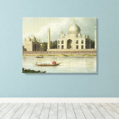 ザタージマハル、皇帝シャー・ジェハンの墓 キャンバスプリント (インサイチュ (ウッドフロア))