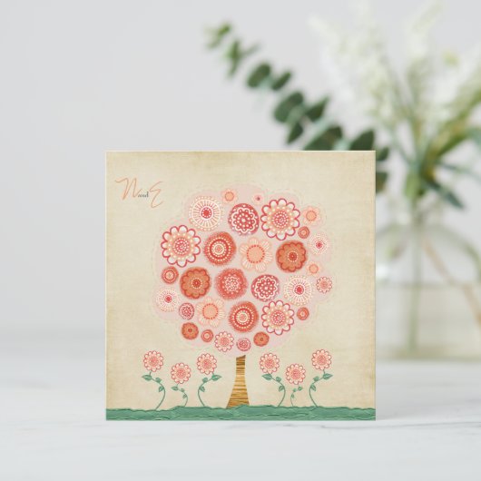 ザタ結婚ンジェリンドリームパーソナライズされた招待状 招待状 (スタンド正面)