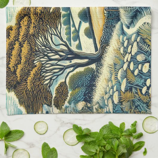 ザダウンズ キッチンタオル (折り畳み)