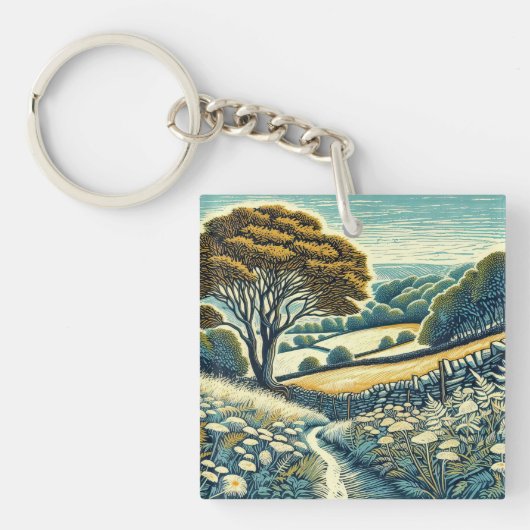 ザダウンズ キーホルダー (正面)