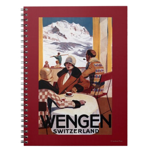 ザダウンヒルクラブプロモーションポスター ノートブック (正面)