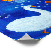 ザダックス食べ物を与えアクリル絵画アートプリント ポスター (角)