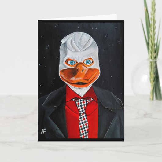 ザダックズバイ絵を描アルフレッドキツネ カード (正面)