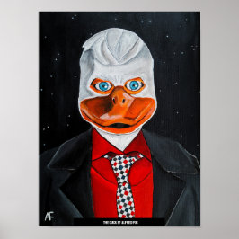 ザダックズバイ絵を描アルフレッドキツネ ポスター