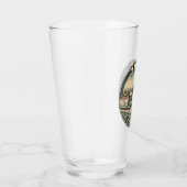 ザダルクロアチアイラストレーショントラベルアートバッジ タンブラーグラス (右)