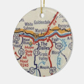 ザダルズORヴィンテージの地図 セラミックオーナメント (左)