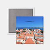 ザダル、クロアチアの風景 マグネット (正面/裏面)