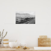 ザダレスオレゴンインディアンヴィレッジビューフォト ポスター (キッチン)