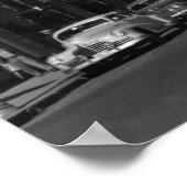 ザダレスオレゴン州メイン通りタウンビュー ポスター (角)