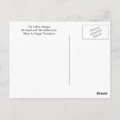 ザダレス、オレゴン旅行写真 ポストカード (裏面)