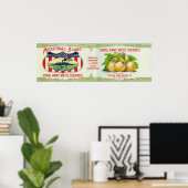 ザダレス,オレゴン – Merrimacホワイトさくらんぼ ポスター (ホームオフィス)