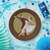 ザダンサーズ紙プレート ペーパープレート (パーティー)