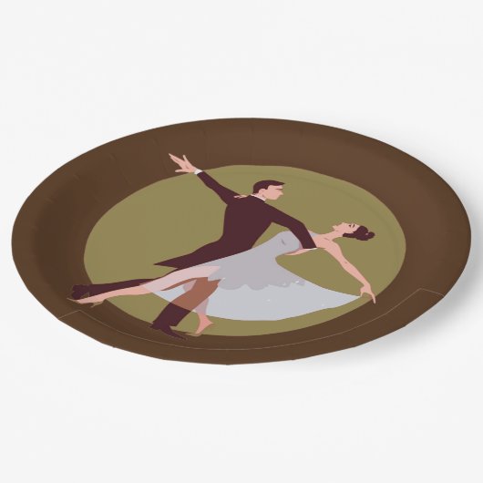 ザダンサーズ紙プレート ペーパープレート (アングル)