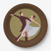 ザダンサーズ紙プレート ペーパープレート (正面)