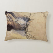 ザダンサーバイエドガー·デガ、ヴィンテージ·バレリナ·アート アクセントクッション (裏面)