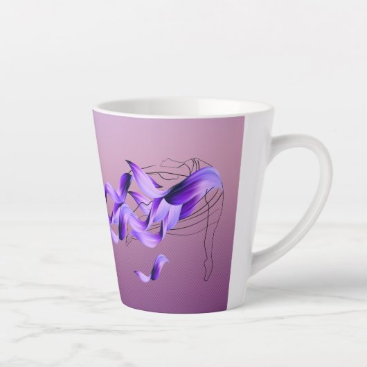 ザダンサー – 美しいラインコレクション カフェラテマグ (右)