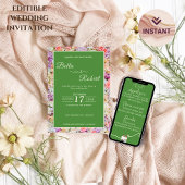 ザダンスオブパープルアンドホワイトローズ招待状 招待状