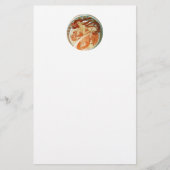 ザダンスバイアルフォンスミュシャ 便箋 (正面)