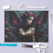 ザダークバラ妖精 薄葉紙 (クラフト)