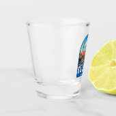 ザダークロアチア旅行アートエンブレム ショットグラス (左)