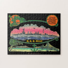 ザダーティDのUSSデトロイトパズル ジグソーパズル