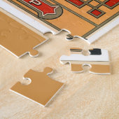 ザダービーヴィンテージ競馬デビッド・ダンロップ ジグソーパズル (側面)