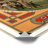 ザダービーヴィンテージ競馬デビッド・ダンロップ ポスター (角)