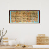 ザチェスタービートティメディカルパピルス ポスター (キッチン)