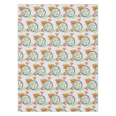 ザチキギリシャのメゼディップフードギ地中海のリシャ テーブルクロス (正面)