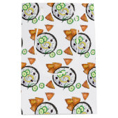 ザチキギリシャのメゼディップフードギ地中海のリシャ ミディアムペーパーバッグ (正面)