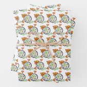 ザチキギリシャのメゼディップフードギ地中海のリシャ ラッピングペーパーシート (インサイチュ)