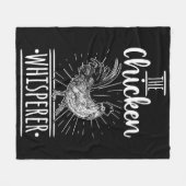 ザチキンウィスパーラー農業チキンウィスパーラーロー フリースブランケット (正面(横))