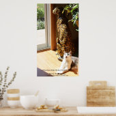 ザチニエストタイガー&バッド子猫 ポスター (キッチン)