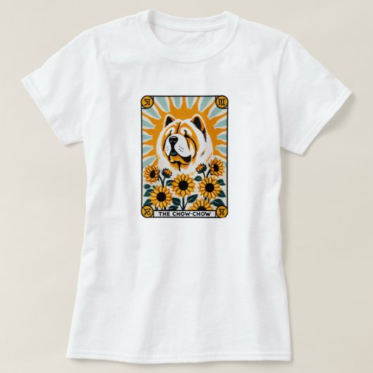 ザチャウチョウタロットカード Tシャツ (デザイン正面)