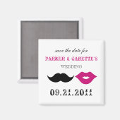 ザチャップリン – 暗い赤紫色 マグネット (正面/裏面)