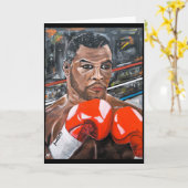 ザチャンズバイ絵を描アルフレッドキツネ カード (黄色い花)