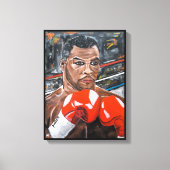 ザチャンズバイ絵を描アルフレッドキツネ キャンバスプリント (正面)