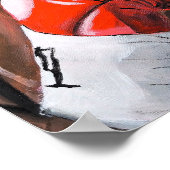 ザチャンズバイ絵を描アルフレッドキツネ ポスター (角)