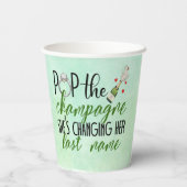 ザチャンパポップ・アートのン婚約紙カップ 紙コップ (裏面)