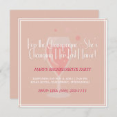 ザチャンパポップ・アートのーニュバチェロレッテ招待状 招待状 (正面/裏面)