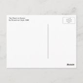 ザチャーチアットオーバーズバイヴィンセントヴァンゴッホ ポストカード (裏面)