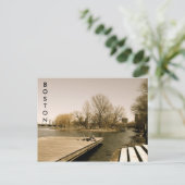 ザチャールズリバーエスプラナード（セピア） ポストカード (スタンド正面)