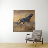 ザチャール州ドイツ語ショートポインタ タペストリー (インサイチュ)