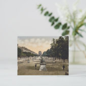 ザチュイルリー庭園,パリ,フランスクラシック写真 ポストカード (スタンド正面)